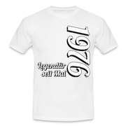 Geburtstags Geschenk Shirt Legendär seit Mai 1976 T-Shirt - white