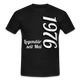 Geburtstags Geschenk Shirt Legendär seit Mai 1976 T-Shirt - black