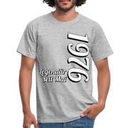 Geburtstags Geschenk Shirt Legendär seit Mai 1976 T-Shirt - heather grey