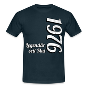 Geburtstags Geschenk Shirt Legendär seit Mai 1976 T-Shirt - navy