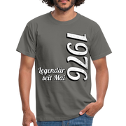 Geburtstags Geschenk Shirt Legendär seit Mai 1976 T-Shirt - graphite grey