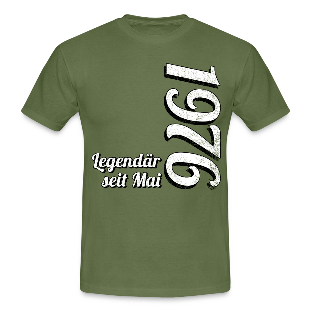 Geburtstags Geschenk Shirt Legendär seit Mai 1976 T-Shirt - military green