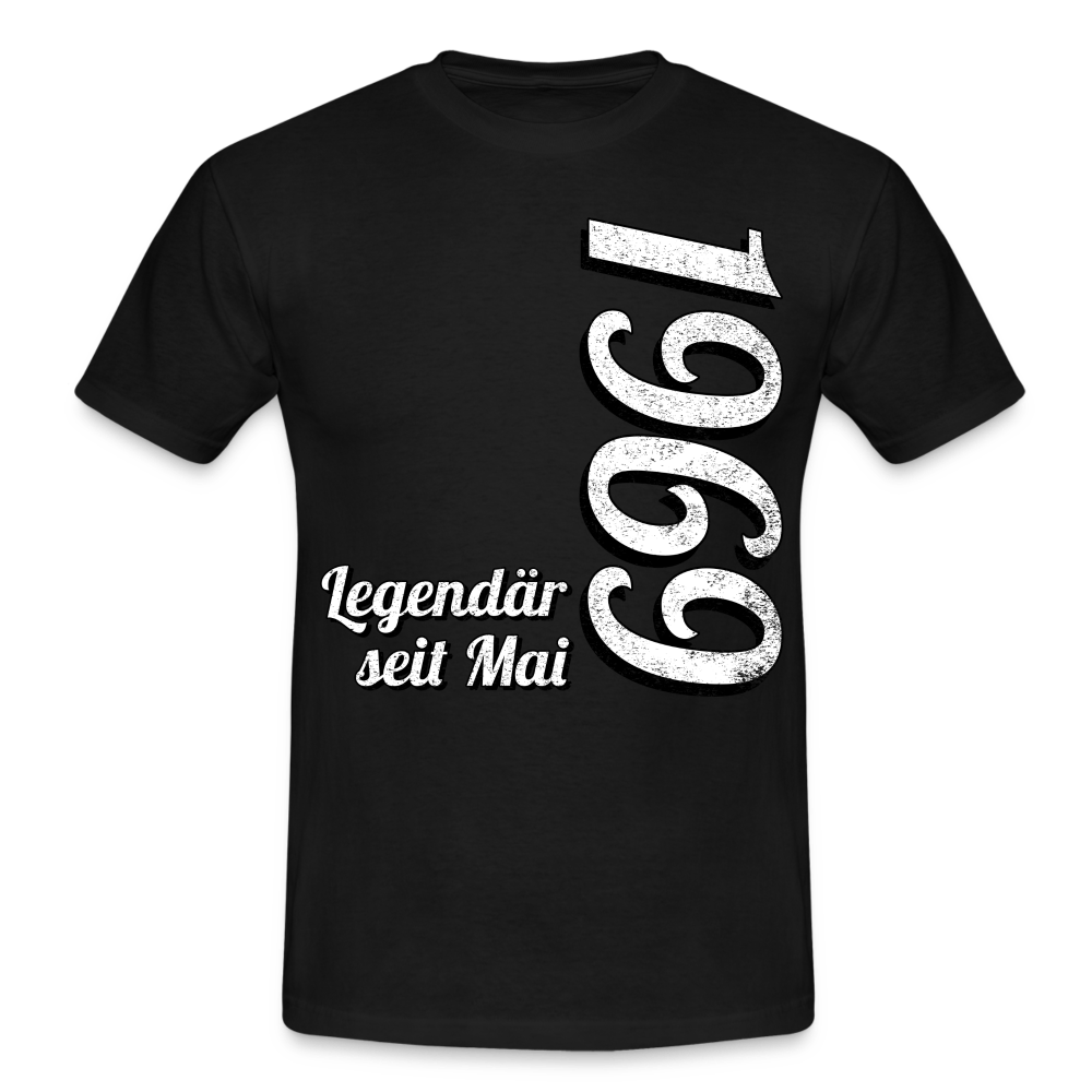Geburtstags Geschenk Shirt Legendär seit Mai 1969 T-Shirt - black