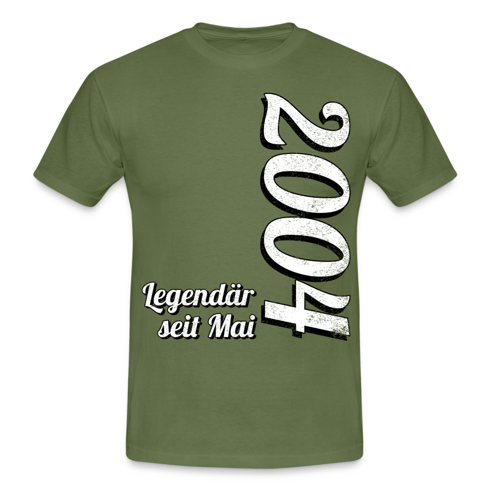 Geburtstags Geschenk Shirt Legendär seit Mai 2004 T-Shirt - military green