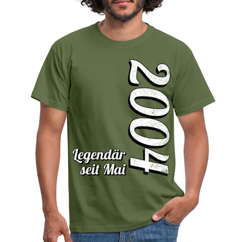 Geburtstags Geschenk Shirt Legendär seit Mai 2004 T-Shirt - military green