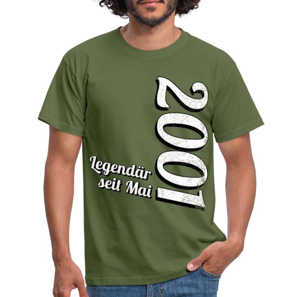 Geburtstags Geschenk Shirt Legendär seit Mai 2001 T-Shirt - military green