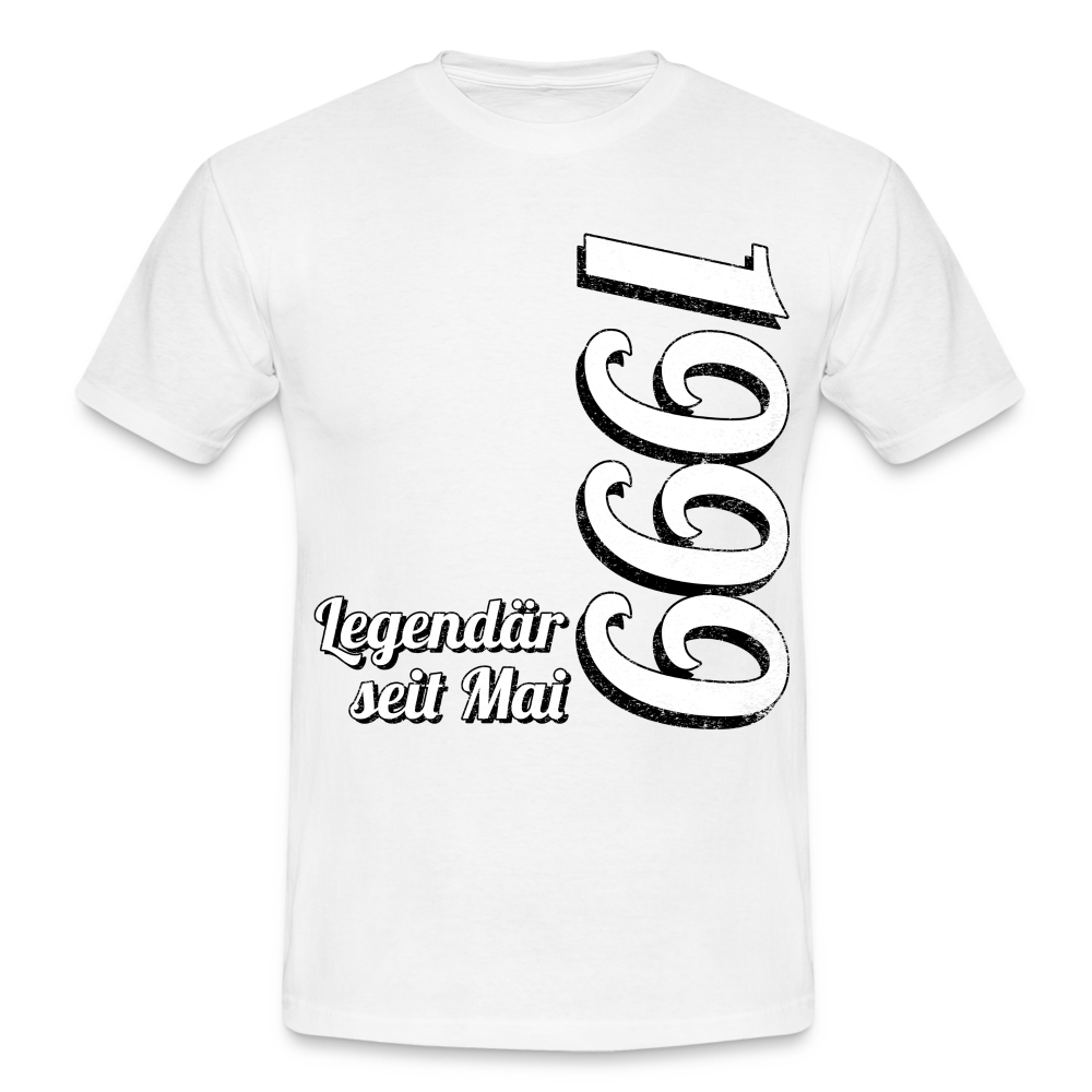 Geburtstags Geschenk Shirt Legendär seit Mai 1999 T-Shirt - white