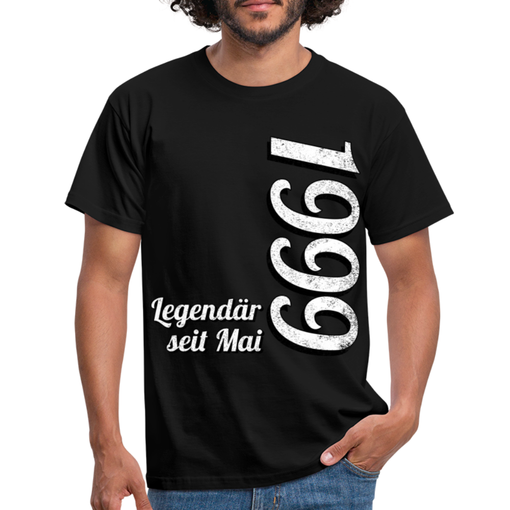 Geburtstags Geschenk Shirt Legendär seit Mai 1999 T-Shirt - black