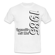 Geburtstags Geschenk Shirt Legendär seit Mai 1985 T-Shirt - white