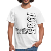 Geburtstags Geschenk Shirt Legendär seit Mai 1985 T-Shirt - white