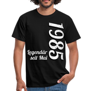 Geburtstags Geschenk Shirt Legendär seit Mai 1985 T-Shirt - black