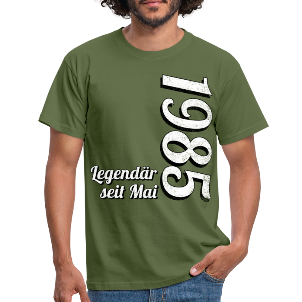 Geburtstags Geschenk Shirt Legendär seit Mai 1985 T-Shirt - military green