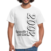 Geburtstags Geschenk Shirt Legendär seit Mai 2002 T-Shirt - white