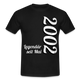 Geburtstags Geschenk Shirt Legendär seit Mai 2002 T-Shirt - black