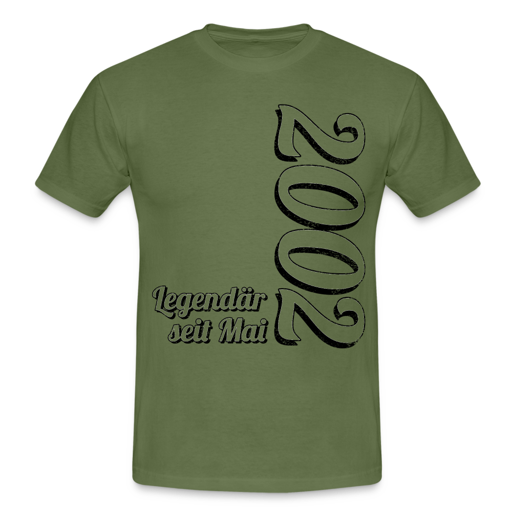 Geburtstags Geschenk Shirt Legendär seit Mai 2002 T-Shirt - military green