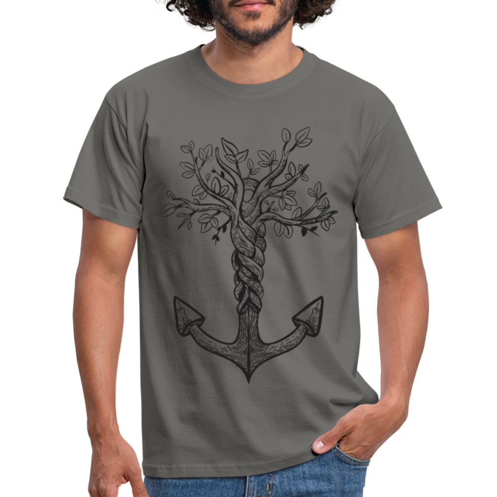 Anker Shirt Anker Seefahrer Geschenk T-Shirt - graphite grey