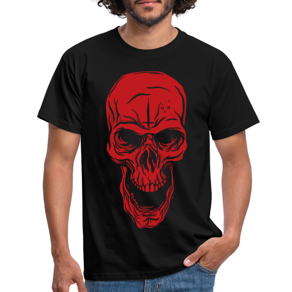 Totenkopf Lustiges T-Shirt - black