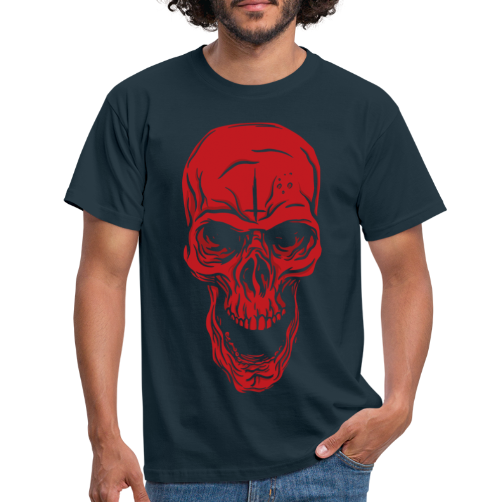 Totenkopf Lustiges T-Shirt - navy