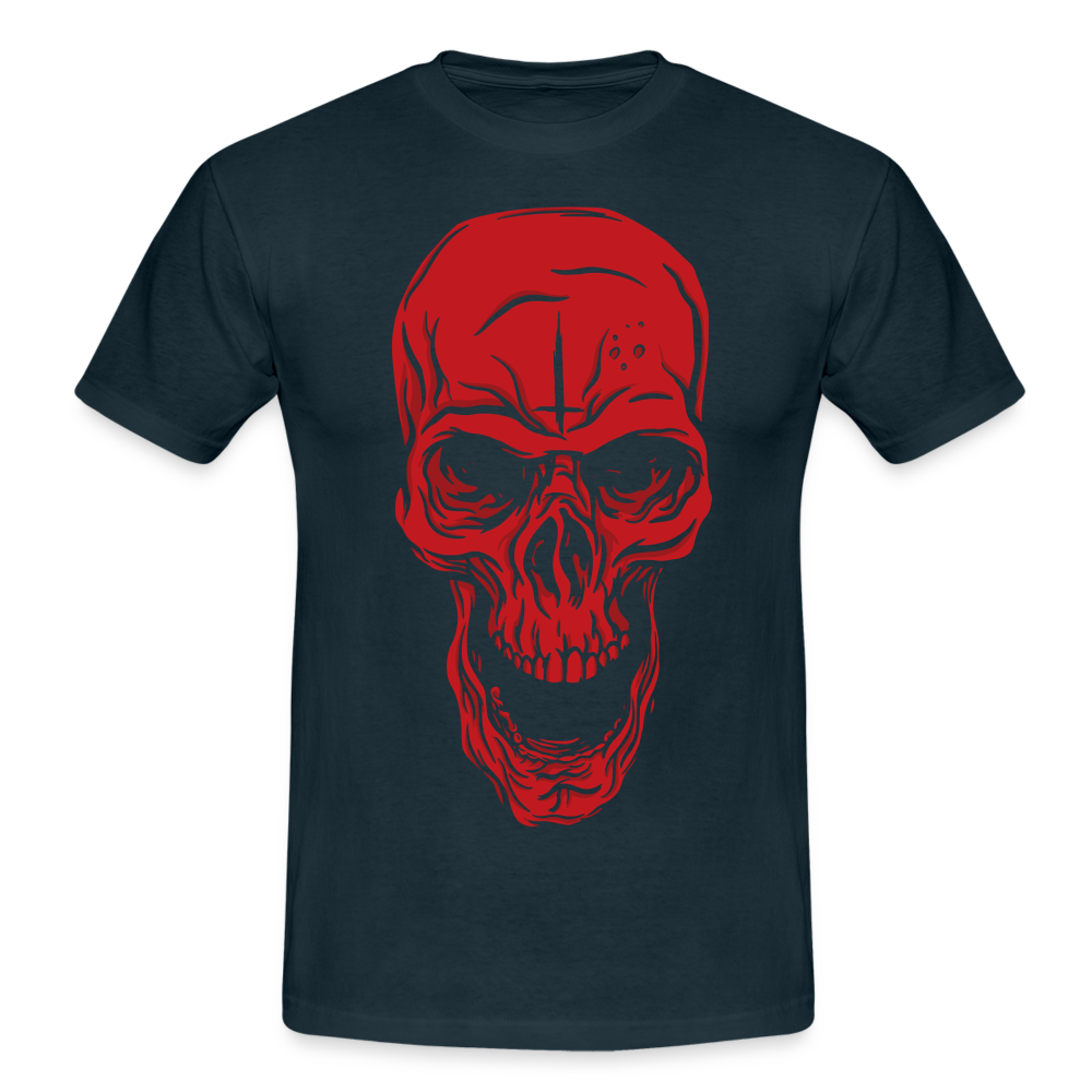 Totenkopf Lustiges T-Shirt - navy