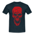 Totenkopf Lustiges T-Shirt - navy