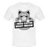 Kaffee Trinker Katze - Brauche jetzt Kaffee lustiges T-Shirt - white