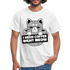 Kaffee Trinker Katze - Brauche jetzt Kaffee lustiges T-Shirt - white