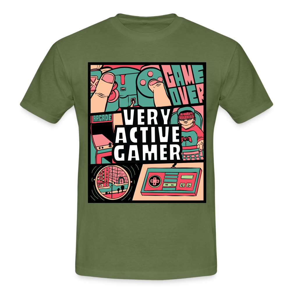 Gamer Gaming Shirt Geburtstags Geschenk Idee T-Shirt - military green