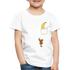 Lustiger Affe Klettert am Shirt hoch Lustiges Kinder Premium T-Shirt - white