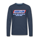 Mechaniker Hubraum du bist nicht du wenn du Elektro fährst Premium Langarmshirt - navy