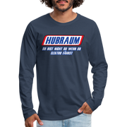 Mechaniker Hubraum du bist nicht du wenn du Elektro fährst Premium Langarmshirt - navy