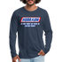 Mechaniker Hubraum du bist nicht du wenn du Elektro fährst Premium Langarmshirt - navy