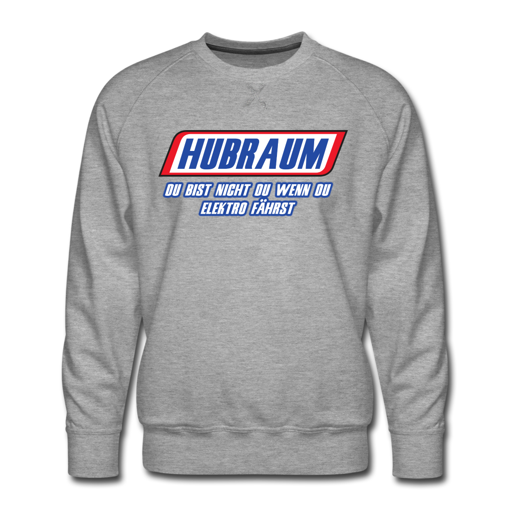 Mechaniker Hubraum du bist nicht du wenn du Elektro fährst Premium Pullover - heather grey