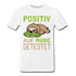 Faultier positiv auf Müde getestet Lustiges Geschenk Premium T-Shirt - white