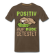 Faultier positiv auf Müde getestet Lustiges Geschenk Premium T-Shirt - noble brown