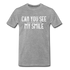 Sarkasmus Can You See The F**k You In My Smile Lustiges T-Shirt - heather grey