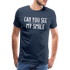 Sarkasmus Can You See The F**k You In My Smile Lustiges T-Shirt - navy