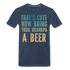 Dem Opa ein Bier bringen Lustiges T-Shirt - navy