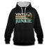 Schallplatten Fan Vinyl Vintage Retro Style Hoodie - black/heather grey