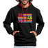 Schallplatten Fan Vinyl 33 45 78 Vintage Retro Style Hoodie - black/red