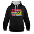 Schallplatten Fan Vinyl 33 45 78 Vintage Retro Style Hoodie - black/heather grey