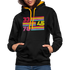 Schallplatten Fan Vinyl 33 45 78 Vintage Retro Style Hoodie - black/gold