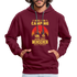 Camping Pullover Wohnmobil Camper Lustiger Hoodie - burgundy/charcoal