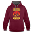 Camping Pullover Wohnmobil Camper Lustiger Hoodie - burgundy/charcoal