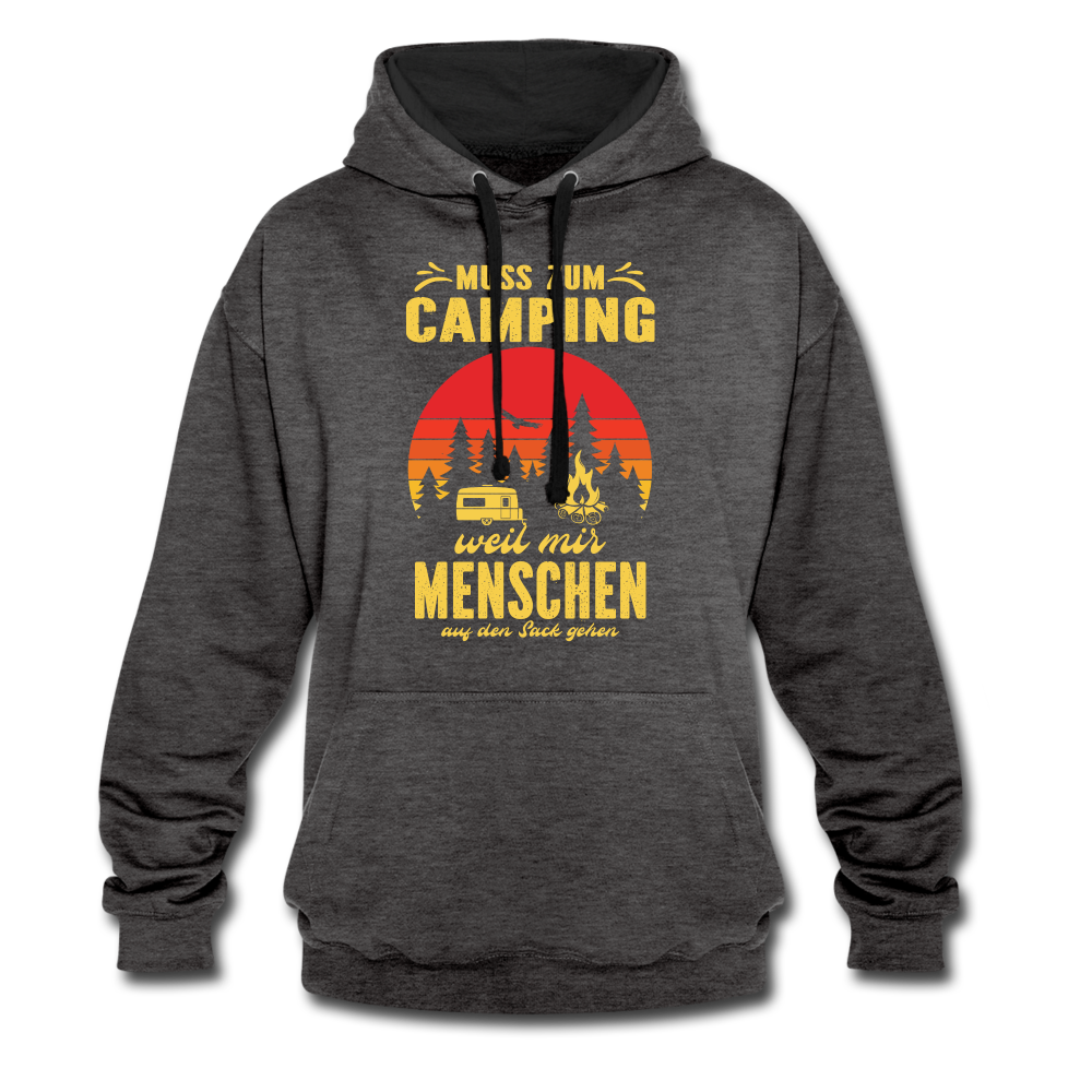 Camping Pullover Wohnmobil Camper Lustiger Hoodie - charcoal/black