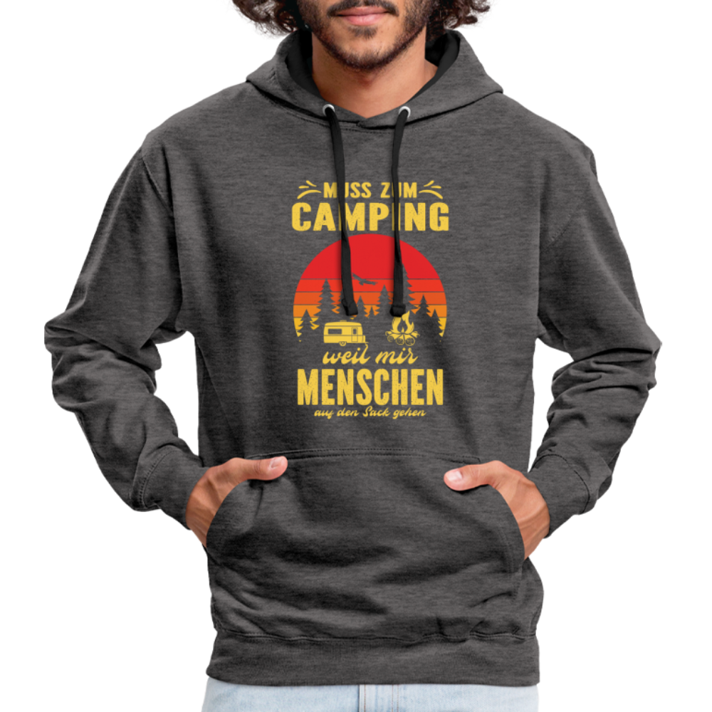 Camping Pullover Wohnmobil Camper Lustiger Hoodie - charcoal/black