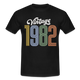 40. Geburtstag Vintage Retro Style Geboren 1982 Männer Geschenk T-Shirt - black