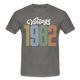 40. Geburtstag Vintage Retro Style Geboren 1982 Männer Geschenk T-Shirt - graphite grey