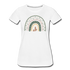 Regenbogen Herz Frauen Premium T-Shirt - white