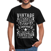20. Geburtstag Vintage Style Geboren 2002 Männer Geschenk T-Shirt - black
