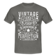 20. Geburtstag Vintage Style Geboren 2002 Männer Geschenk T-Shirt - graphite grey